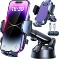 HTU 2025 Upgraded Car Phone Holder 【Safety Certs & No Smell】 Cell Phone Holder by HTU15yearsincarmounts