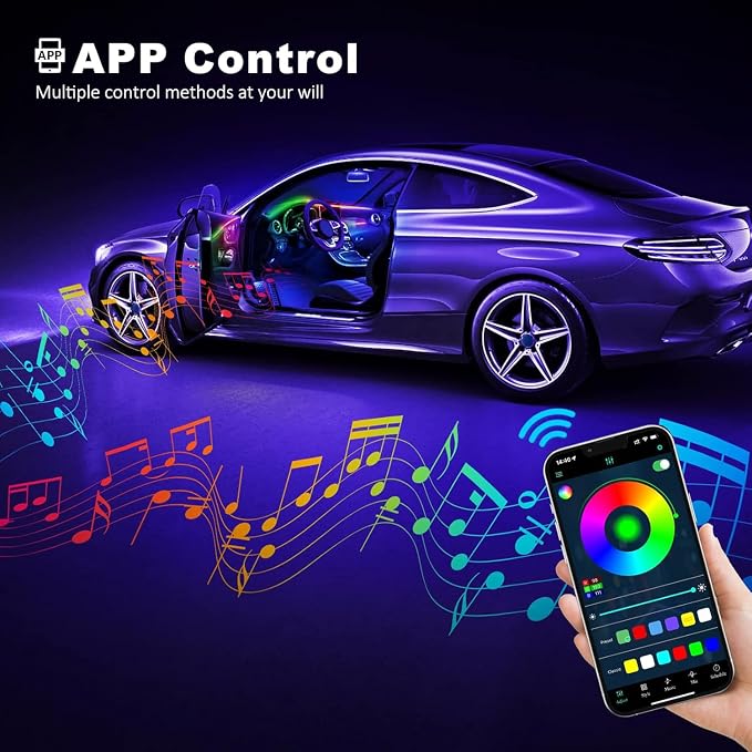 Acrylic Interior Car LED Strip Light - Image 5