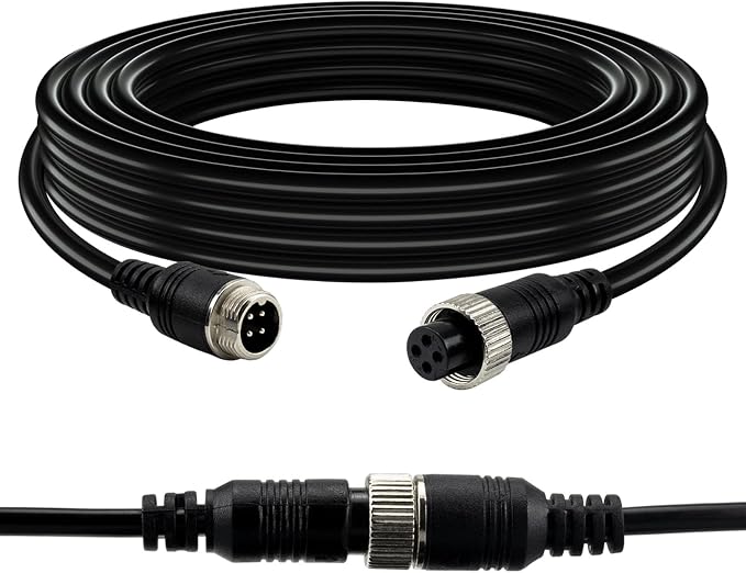 4-pin Aviation Video Extension Cable, Lonlonty Backup Camera Extension Cable - Image 6