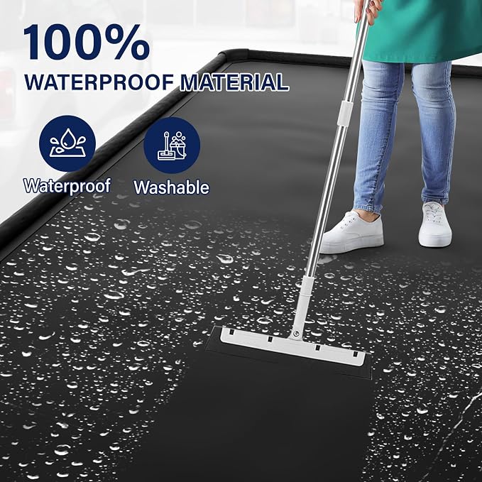 Garage Car Mat, Non-Slip Garage Floor Mat, Heavy Duty Waterproof Containment Mat - Image 3