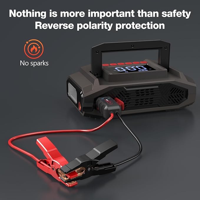 Jump Starter with Air Compressor - Image 4