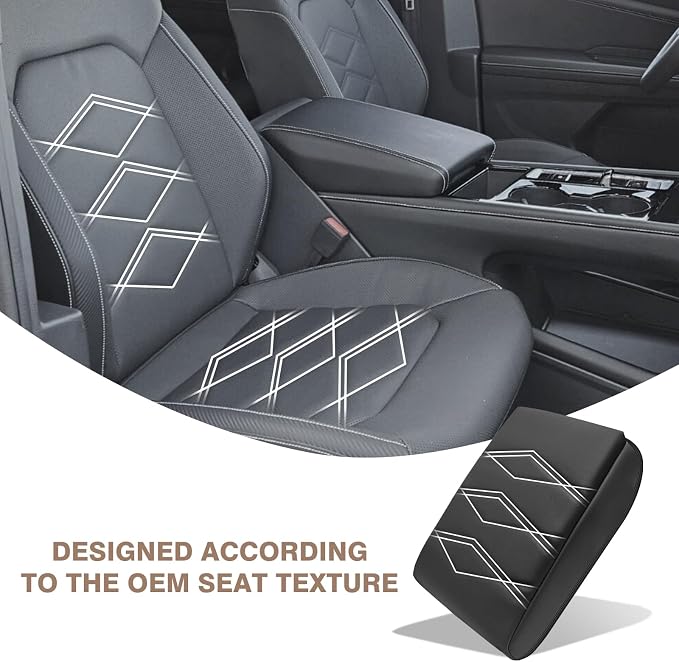 Muslogy Center Console Cover 1-Inch Extra Thick Armrest Pad Compatible - Image 3