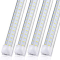 4 Pack 4FT LED Shop Light Fixture, 72W 9500LM 5000K, Daylight White, 4 Row V by DOUYIDOUBEST-LEDLIGHTING