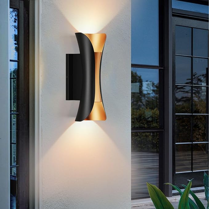 Modern 30W LED Outdoor Wall Lights Up Down Wall Sconce, IP65 Waterproof Outdoor by ROSYSKY