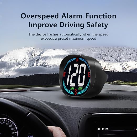 H2 GPS Speedometer Digital Speedometer GPS HUD Universal All Cars Head Up - Image 3