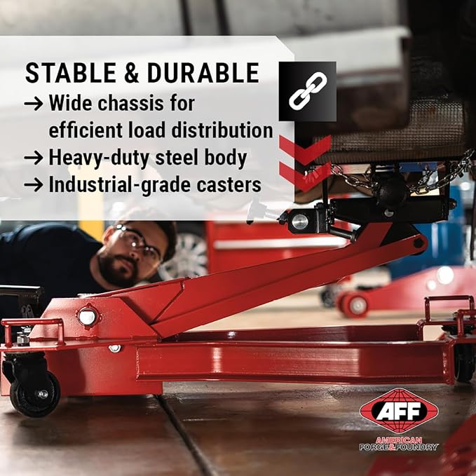 AFF Low Profile Manual Hydraulic Transmission Jack - Image 4
