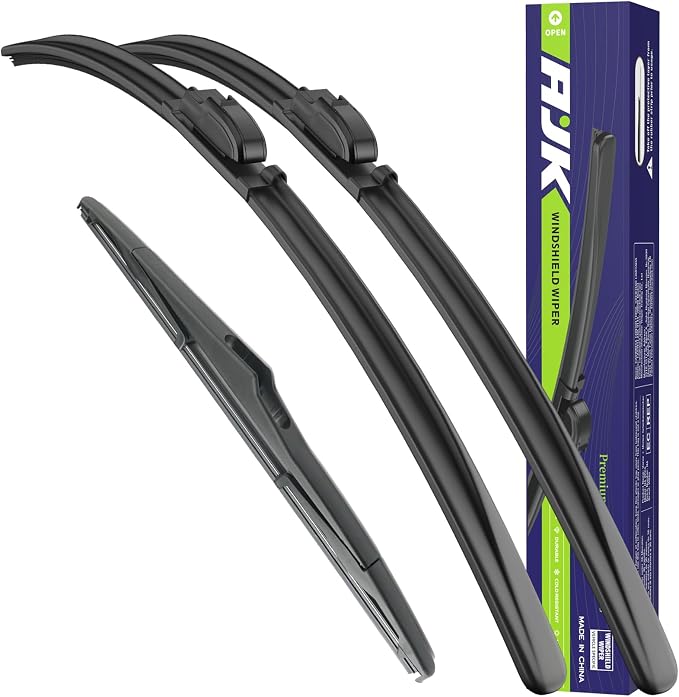 AJK Wiper Blades for Jeep Wrangler JK 2007-2017, for Jeep Wrangler 2007-2017 by AJK