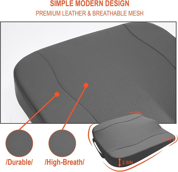 Car Seat Cushion, Comfort Memory Foam Car Cushions - Image 8