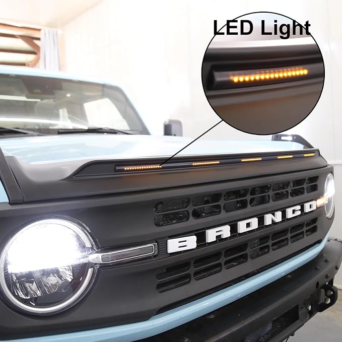 Bug Shield Hood Deflector with Light - Image 5