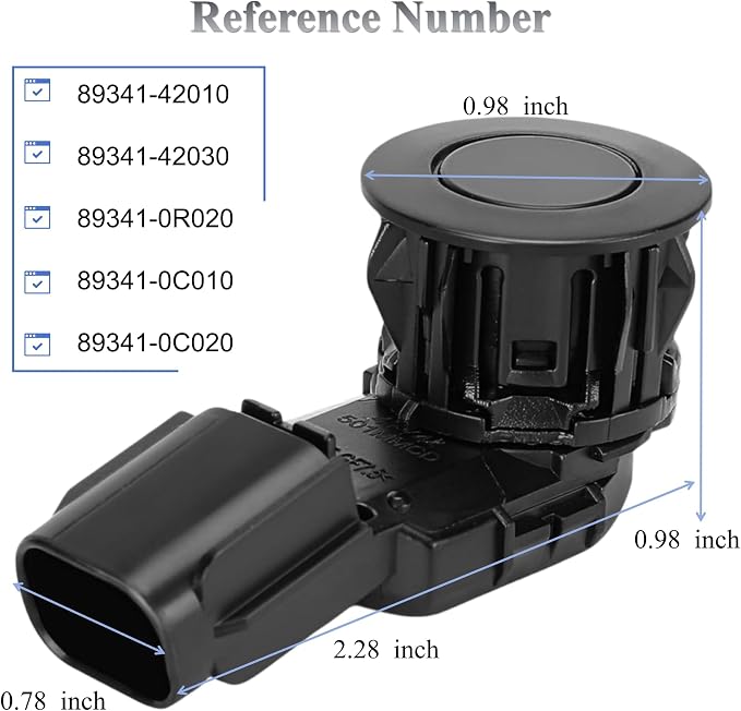 Backup Sensor Reverse Backup Parking Rear Bumper Park Assist Object Sensor - Image 3