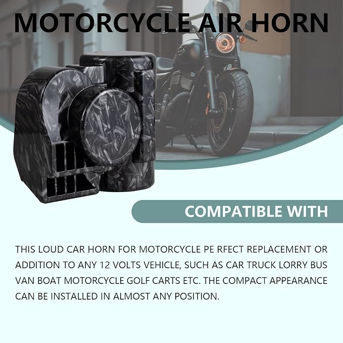 Loud Car Horn with Relay, 150dB Train Horn - Image 2
