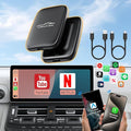 2025 Upgraded Wireless Carplay and Android Auto Dongle Support Netflix/YouTube by Rocketek
