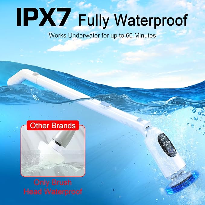 Shower Scrubber, Electric Spin Scrubber - Image 4