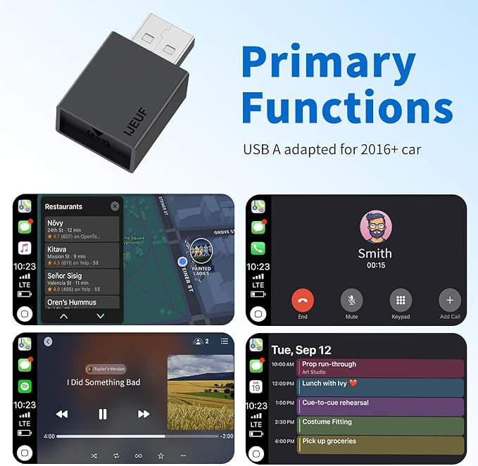 Wireless CarPlay Adapter for iPhone 2025 Upgrade, Ultra-Low Lag, Stable - Image 6