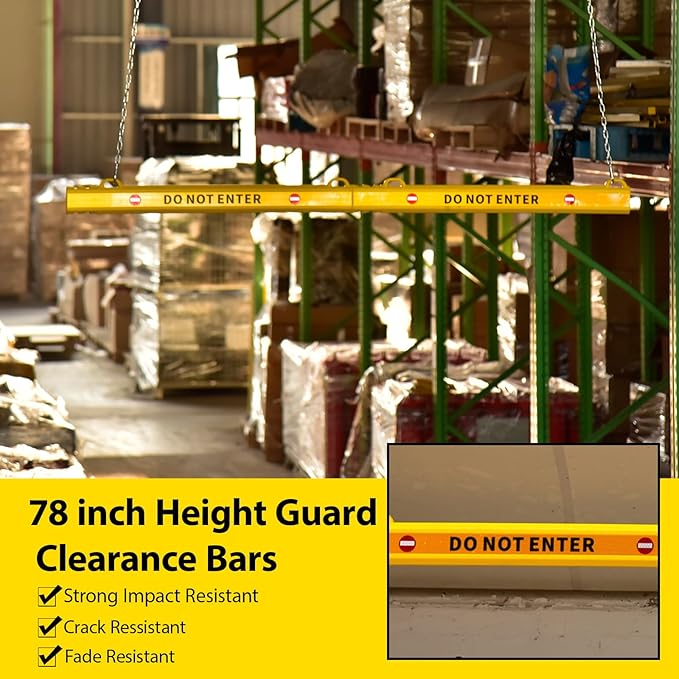 ClearanceGard 80″ x 4″ Clearance Bar Kit - Image 2