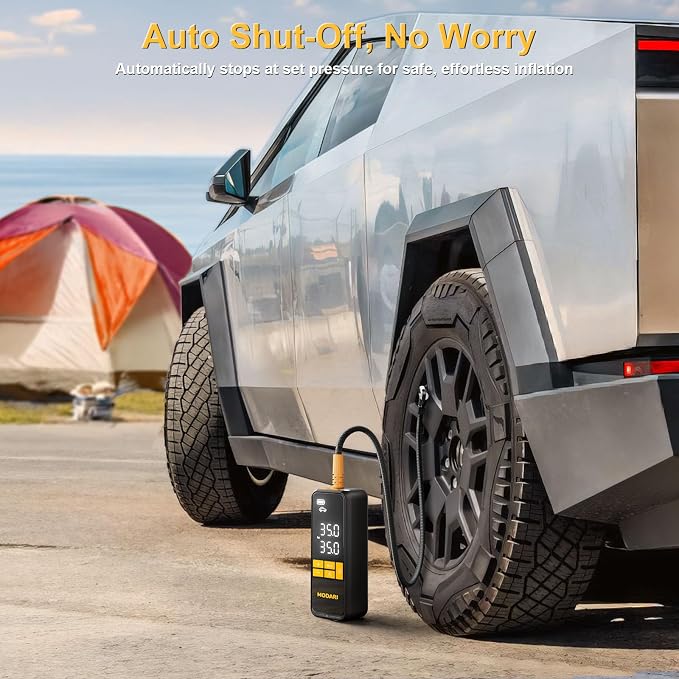 Tire Inflator Portable Air Compressor, 5X Faster 160 PSI Portable Tire Inflator - Image 6