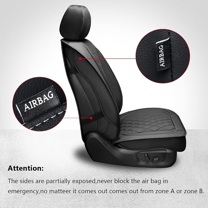 MIROZO Dodge Ram Seat Covers Full Set - Image 2