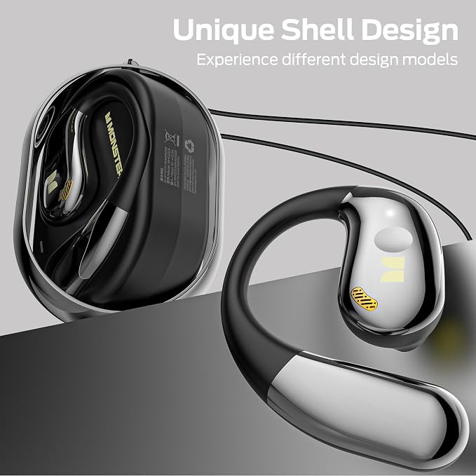 Monster Open Ear AC360, Wireless Bluetooth Rotary Earphone, - Image 2