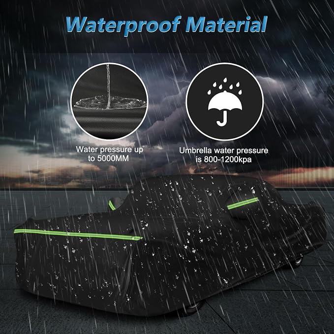 Waterproof Car Covers for Chevy Impala 2-Door/Bel Air/Biscayne 2/Sedan/Coupe - Image 5