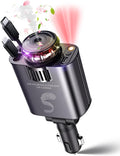 Retractable Car Charger USB C Fast Charging 120W, Car Accessories Cigarette by Sozun