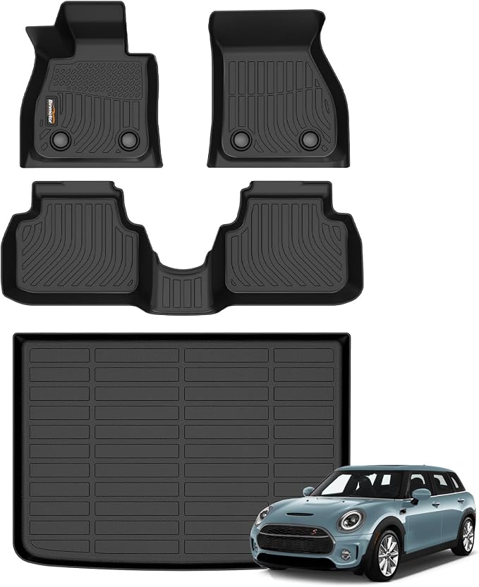 Binmotor-Floor Mats Cargo Liner Full Set by VisittheBinmotor