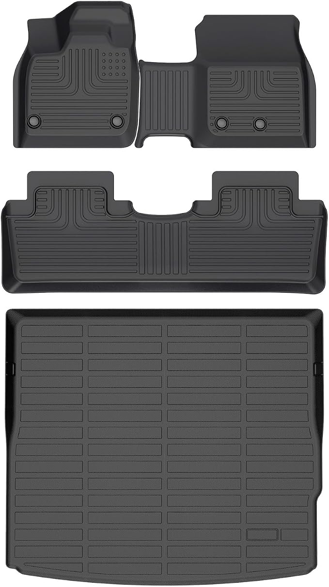 Wayhigh-All Weather Floor Mats and Cargo Mat Set Fit by Wayhigh