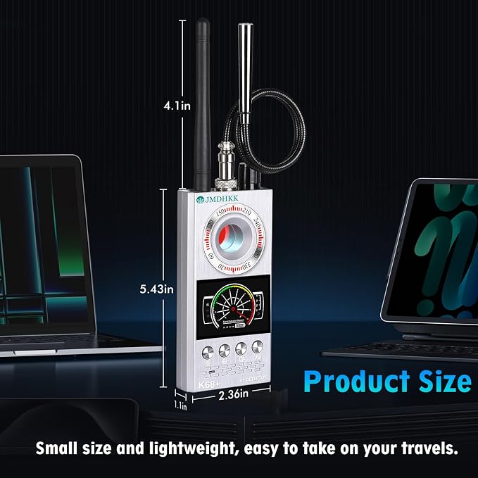 JMDHKK Hidden Camera Detector & Bug Detector – Magnetic Tracker & Wireless - Image 7