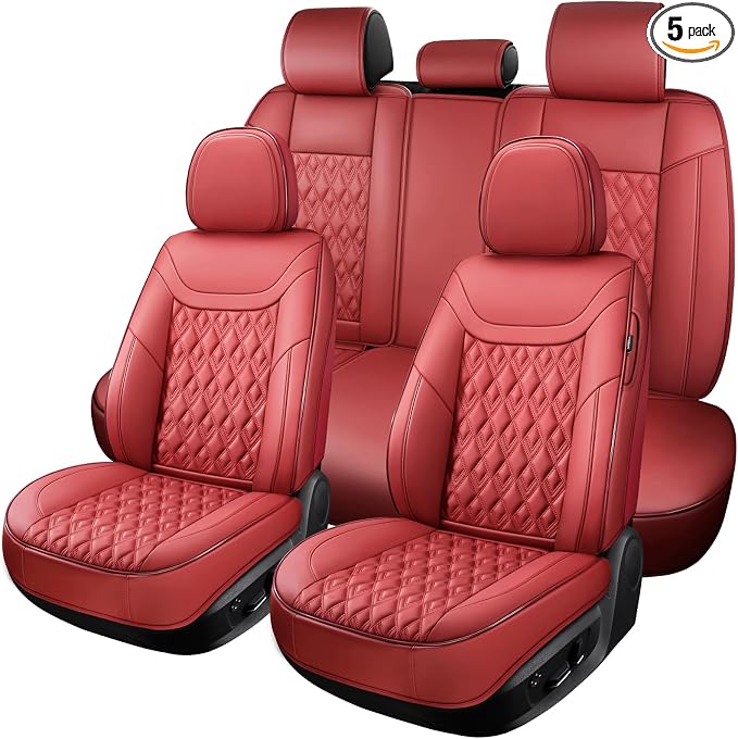 Car Seat Covers Full Set, Leather Seat Covers by COMFDRIVESEATCOVERS