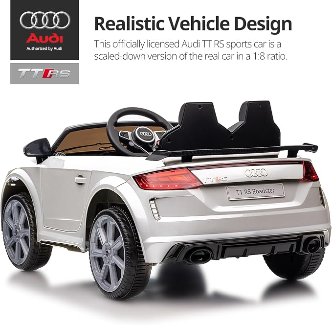 Electric Ride on Car for Kids, Licensed Audi 12V 7Ah Kids Ride-on Toy for - Image 4