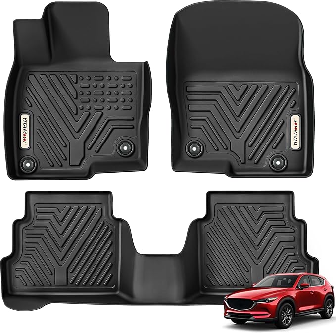 YITAMOTOR Floor Mats Fit for 2017-2025 Mazda CX-5, All Weather Custom Fit for by YITAMOTOR