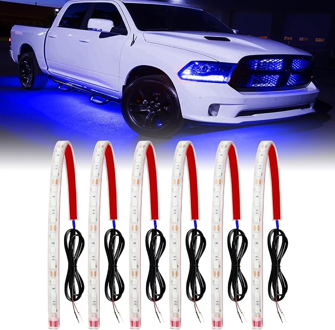 Qasim LED Strip Lights Car Boat Truck Interior Exterior Lighting, Waterproof by Qasim