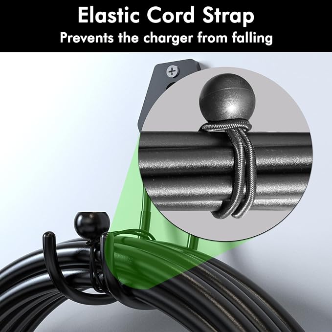 Tesla Charger Holder Wall Mount EV Charger Holder, Tesla Charging Cable - Image 7