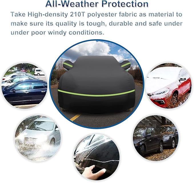 Outdoor Car Cover for Porsche Panamera 2014-2025 Waterproof All Weather Heavy - Image 7