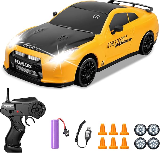 RC Drift Car 1/24 2.4GHz 4WD Remote Control Car, High Speed Drifting RC Cars by YUANPLAN