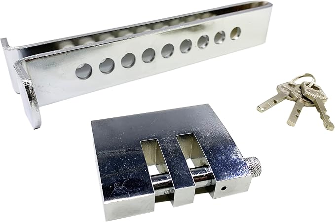 22.5cm Anti-Theft Auto Brake Clutch Lock Stainless Steel Vehicle Security - Image 6