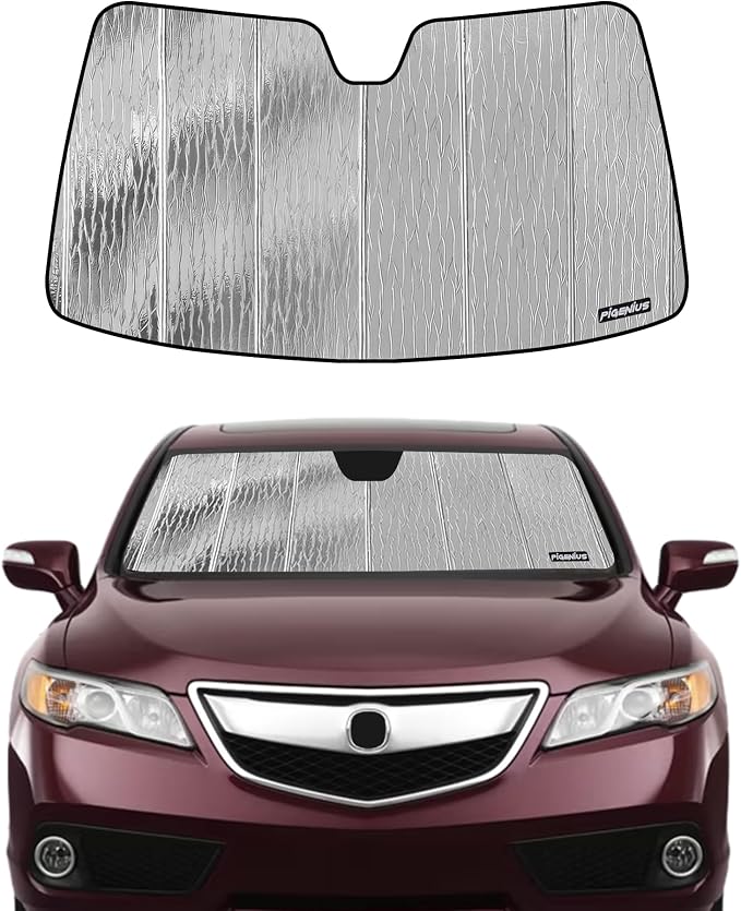 Windshield Sun Shade for Acura RDX 2013-2018, Front Window Sunshade Shield by Pigenius