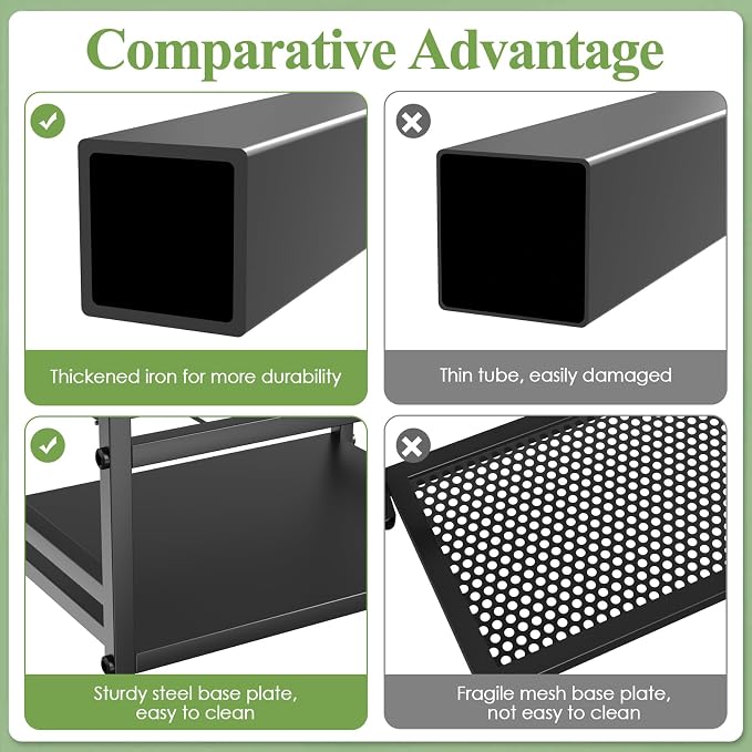 Garden Tool Organizer Rack for Garage, Yard Tool Tower Rack Organizer, Tools - Image 5