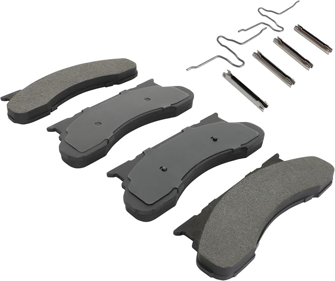 Premium Semi-Metallic Front Brake Pads Compatible - Image 2