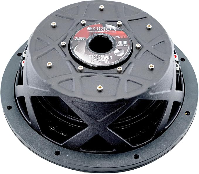ORION XTR Series XTR12SWD4 Shallow Mount 12” Car Subwoofer, 2000W Max Power - Image 4