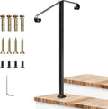 VIVOSUN Outdoor Handrail, 2 Step Stair Handrail, 21.6" x 39" Fits 1 to 2 Steps by VIVOSUN