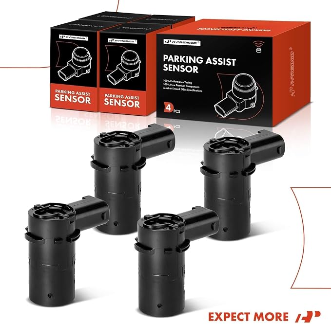 A-Premium 4-PC Rear Reverse Backup Parking Aid Assist Sensor Compatible - Image 9