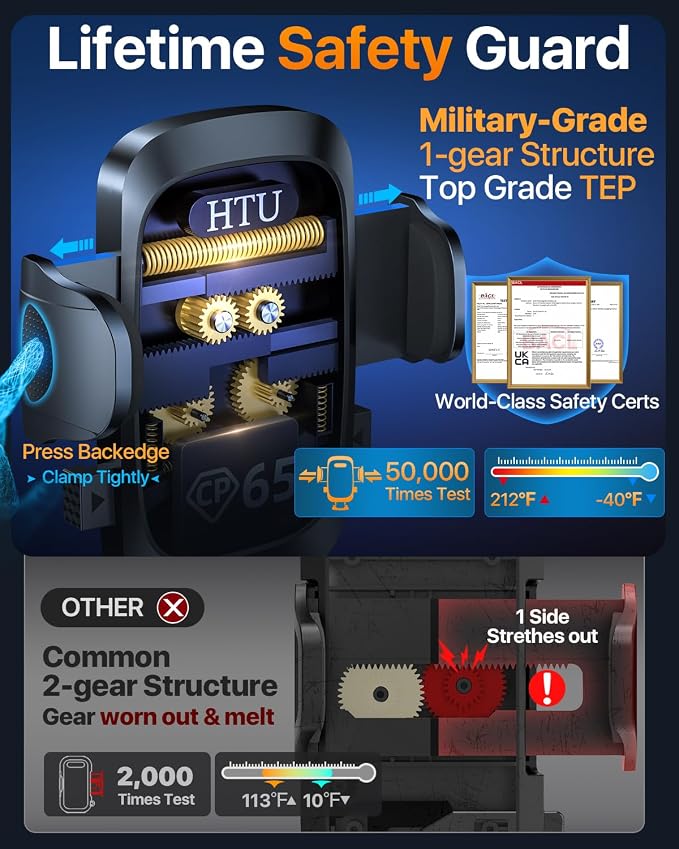 2025 Ultimate Car Phone Mount【98+LBS Strongest Suction & Military-Grade】【Patent - Image 7