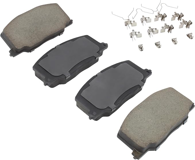 Premium Semi-Metallic Front Brake Pads Compatible - Image 2