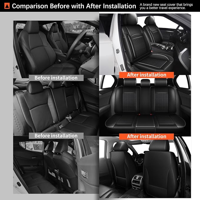 Seat Covers for Toyota Camry 2012-2023 2024 Full Set 5 Seats - Image 6