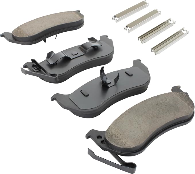 Premium Ceramic Rear Brake Pads Compatible - Image 2