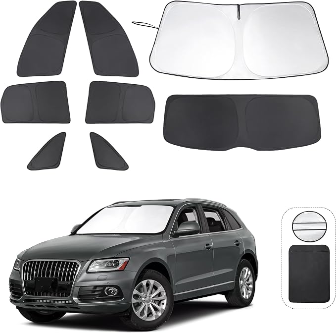 TINGLU Window Shades for Audi Q5 2009-2017/2014-2017 Audi SQ5 Accessories Car by TINGLU