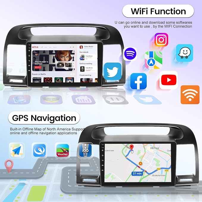 Car Radio for Toyota Camry 2000-2006 - Image 6