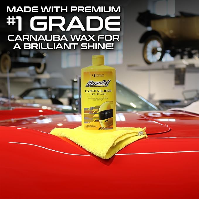 Formula 1 Carnauba Liquid Car Wax, High Gloss Shine & Protection - Image 3