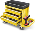 Auto Dynasty 3-Drawer Mechanic Rolling Seat, 350 LBS Capacity Roller Garage by AutoDynasty
