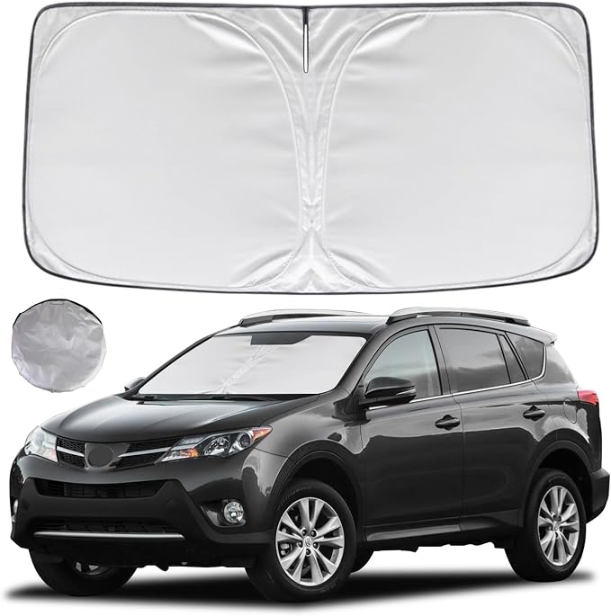 KAYZT Windshield Sun Shade for Toyota RAV4 2013-2018 RAV-4 Foldable Sunshade by KAYZT